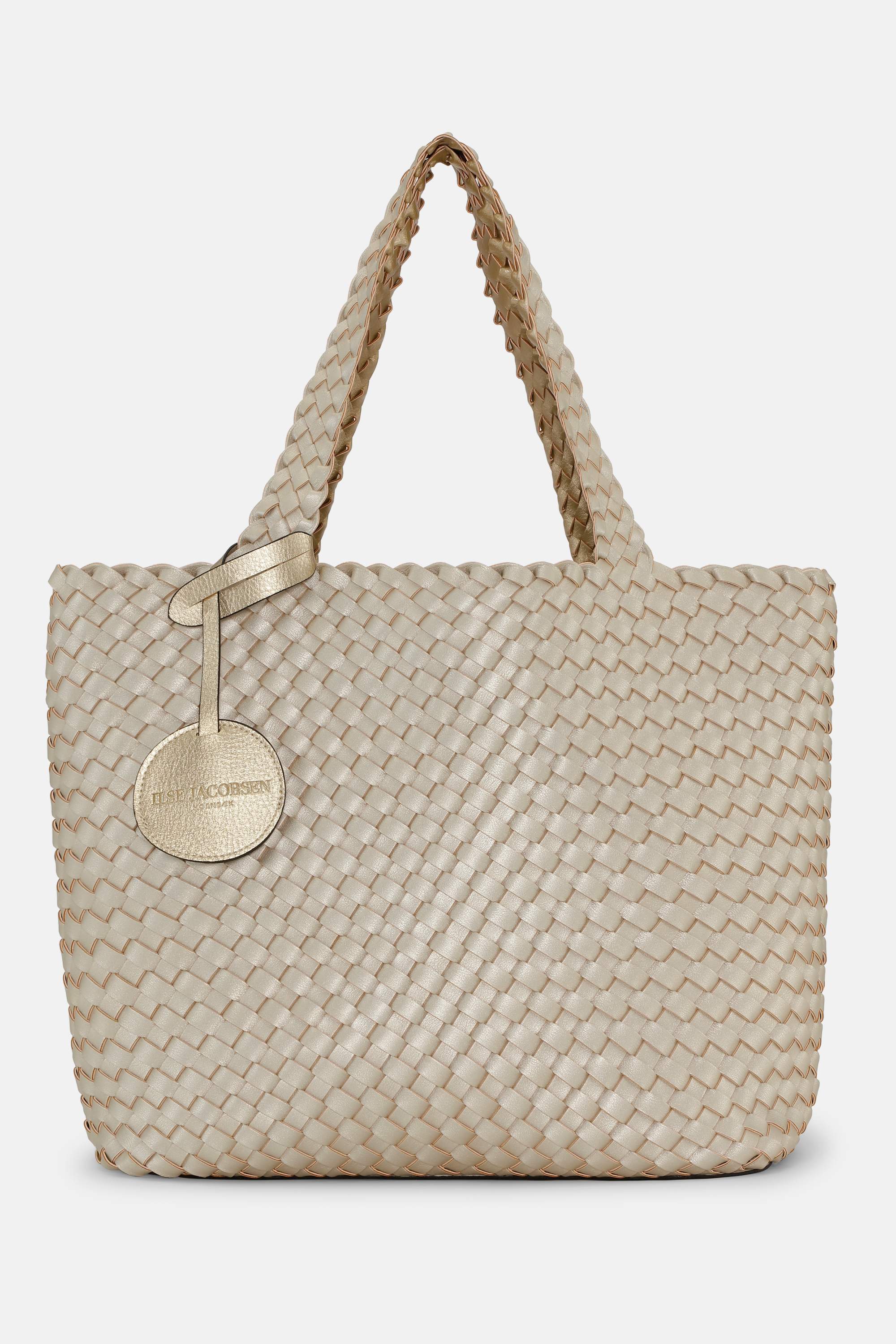 Tote Bag Braided - Platin Silver